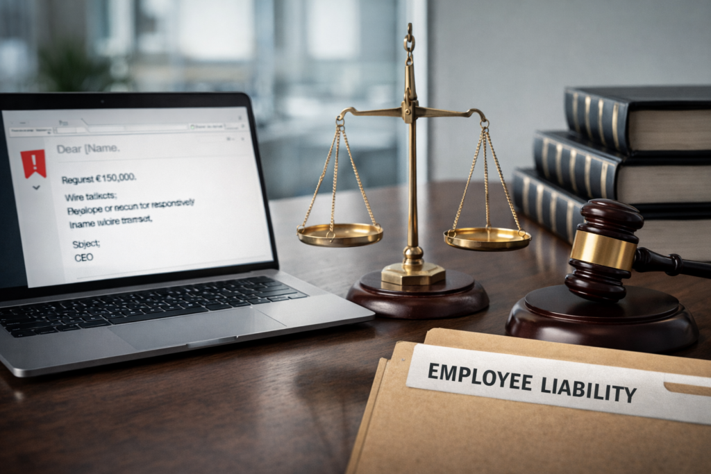 Whaling Attacks and Employee Responsibility: A Legal Perspective