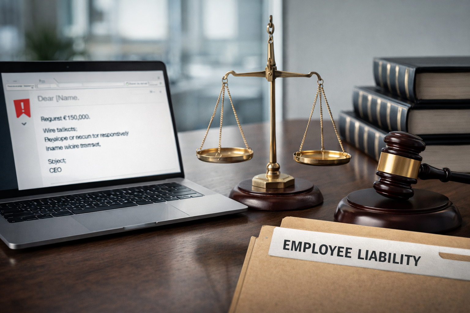 Whaling Attacks and Employee Responsibility: A Legal Perspective​